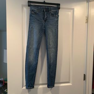 American Eagle Ne(x)t Level Stretch Hi-Rise Jeggings; Size 00 - Short; LIKE NEW